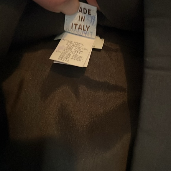 Brunello Cucinelli Made in Italy Skirt Size 42 USA 6 green gray - Picture 9 of 13